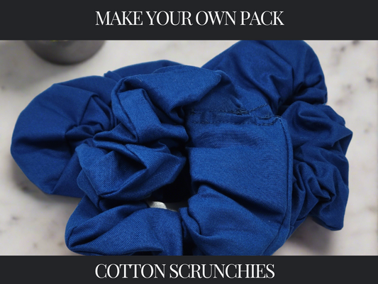 Make Your Own Custom Pack of Cotton Scrunchies