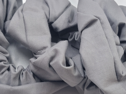 Grey Cotton Scrunchies