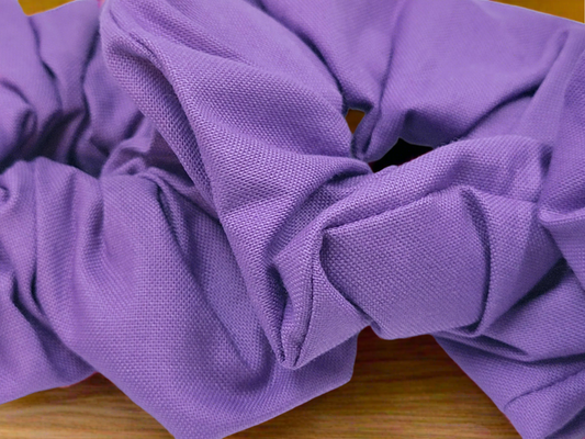Amethyst Cotton Scrunchies