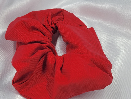 Red Cotton Scrunchies