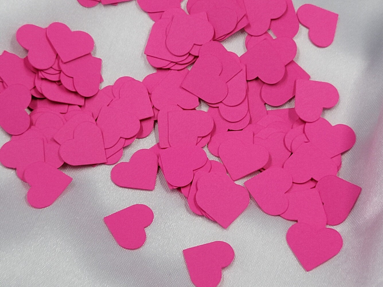 Pink Heart Paper Confetti