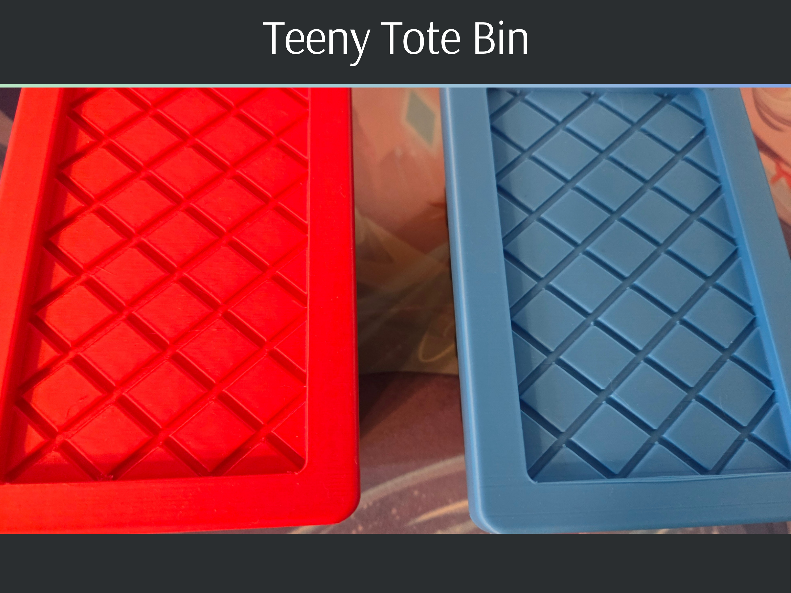 Teeny Tote Bin – Color Sampler